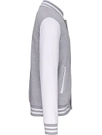 Kariban K 497 Unisex college bunda "Teddy" 20.K497 oxford grey/white Kariban K 497 Unisex college bunda "Teddy" 20.K497 oxford grey/white