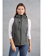 Promodoro 7845 Dámská 3-vrstvá softshellová vesta 40.7845 heather grey Promodoro 7845 Dámská 3-vrstvá softshellová vesta 40.7845 heather grey