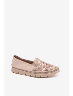 Dámské kožené nazouvací polobotky Maciejka 03512-67 multicolor