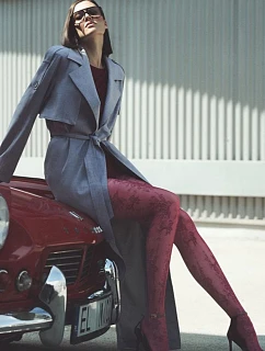 Tenké punčocháče - vzor CARMELA