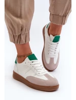 Nízké Dámské Sportovní Tenisky Bílé Uvetta