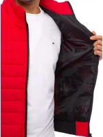 FashionStreet pánská prošívaná červená vesta TX4015