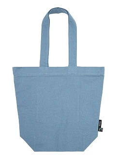 Neutral O 90053 Taška z bio fairtrade bavlny se zipem 77.0053 dusty indigo