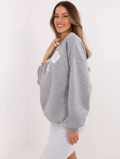 Mikina EM BL 617 16.01X melange šedá