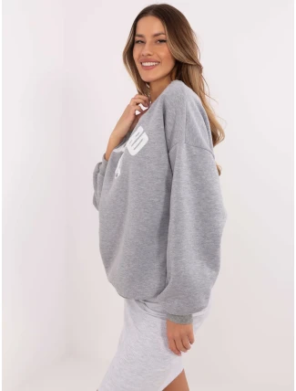 Mikina EM BL 617 16.01X melange šedá