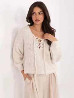 Jumper MI SW 0919.18 světle béžový