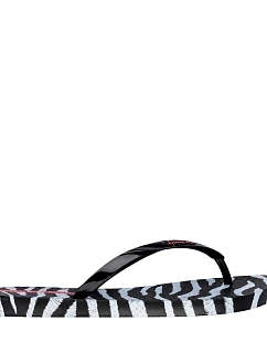 Dámské žabky Ipanema Animal Print, černé a šedé, 83846-BP655