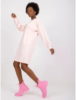 Dámské šaty Dress-EM-SK-717.33X-světle růžová