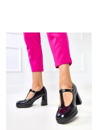 Polobotky na podpatku model 218176 Solea Polobotky na podpatku model 218176 Solea