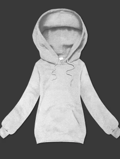 Šedá volná klokaní mikina s kapucí S'West (B-11#)