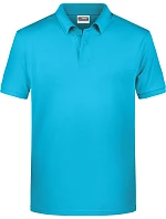 Daiber 8010 Pánské piqué polo z bio bavlny 02.8010 turquoise Daiber 8010 Pánské piqué polo z bio bavlny 02.8010 turquoise