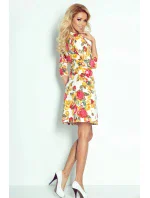 Dámské šaty BLOSSOM s květovaným motivem krátké SAF-88-2 - Numoco Dámské šaty BLOSSOM s květovaným motivem krátké SAF-88-2 - Numoco