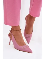 Dámské sandály Lurella 55-A62 růžové - Givana