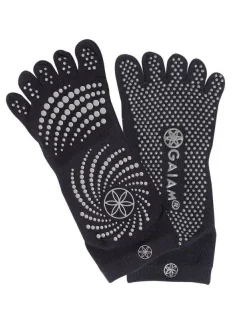 Gaiam protiskluzové ponožky černé S/M 52223