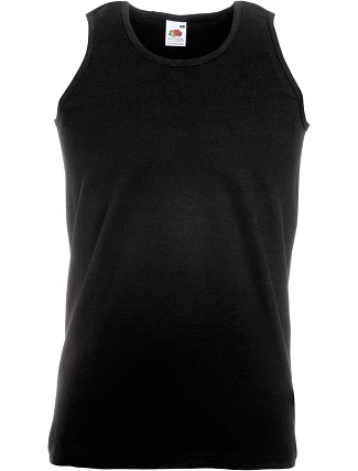 Fruit of the Loom Athletic Vest Pánské tílko 16.1098 black