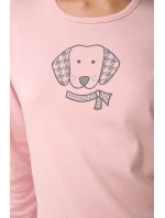 Vamp - Souprava pyžama a fleecové vesty s potiskem psa 21499 - Vamp