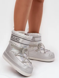 Dámské sněhule s šněrováním O'NEILL LISA WOMEN HIGH 90253012.99S Stříbrné