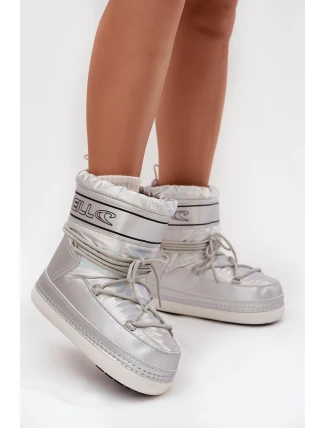 Dámské sněhule s šněrováním O'NEILL LISA WOMEN HIGH 90253012.99S Stříbrné