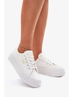 Dámské trampky na platformě Lee Cooper – bílé