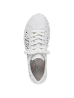 Pohodlné kožené boty Rieker W RKR641 white