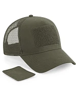 Beechfield B 641 5 panelová kšiltovka "Removable Patch Trucker" 53.0641 military green Beechfield B 641 5 panelová kšiltovka "Removable Patch Trucker" 53.0641 military green