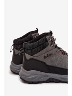 Pánské zateplené trekingové boty Lee Cooper – šedé