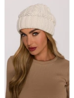 Dámská čepice M897 Ecru - MOE