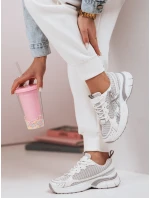 Dámské tenisky na silnější podrážce DYNAMICA silver FashionStreet ZY0595 Dámské tenisky na silnější podrážce DYNAMICA silver FashionStreet ZY0595