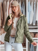 Dámská oboustranná přechodná bunda SYLVIAN zelená FashionStreet TY4860