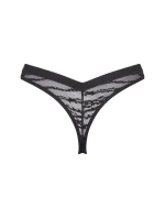 Dámské tanga FREE Evolve String Lace - BLACK - černé 0004 - SLOGGI