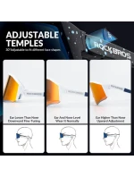 Sportovní brýle Rockbros SP297 bílé s polarizací.