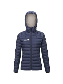 Bunda MILLET W FITZ ROYARM HOODIE, modrá