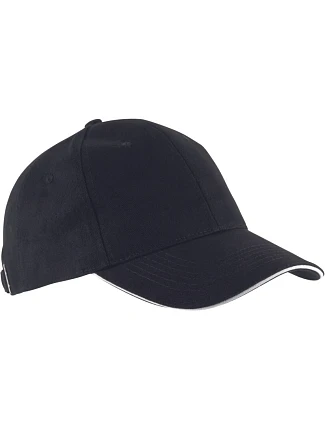 K-up KP 011 6 Panelová sandwich kšiltovka "Orlando" 20.0011 black/white K-up KP 011 6 Panelová sandwich kšiltovka "Orlando" 20.0011 black/white