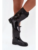 Dámské Holínky Se Stahováním Černé Kessia
