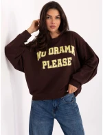 IT BL mikina H2454.50 tmavě hnědá