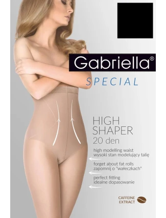 Dámské punčochové kalhoty High Shaper 20 DEN code 718 - Gabriella Dámské punčochové kalhoty High Shaper 20 DEN code 718 - Gabriella