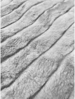 Světle šedá kožešinová vesta s podšívkou (2114) Světle šedá kožešinová vesta s podšívkou (2114)