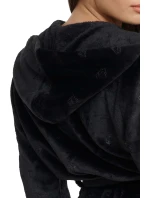 Dámský župan 41066 Glossy black - HENDERSON