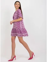 Dámské šaty D73771M30306C fialové - FPrice