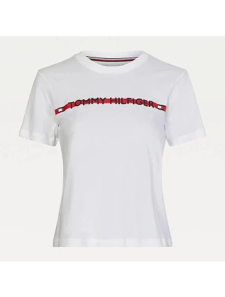 Dámské Tričko s krátkým rukávem UW0UW02551-YCD - Tommy Hilfiger