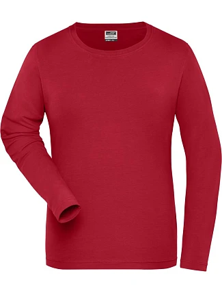Daiber JN 1803 Dámské pracovní elast. tričko - Solid 02.1803 red