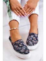 Dámské tenisky nazouvací Memory Foam Big Star JJ276012 Černá