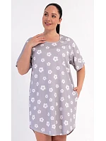 Dámské domácí šaty s krátkým rukávem Lydie Dámské domácí šaty s krátkým rukávem Lydie