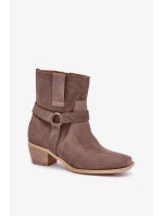 Boty na podpatku  model 203867 Step in style