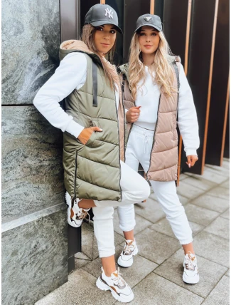 Dámská zelená oboustranná vesta ONADE FashionStreet TY3724