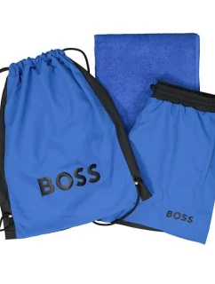 Pánské šortky BOSS Beach Set Medium Blue pool blue/black (50516178-423)