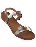 Dámské hnědé sandály M.Daszynski MR1958-1