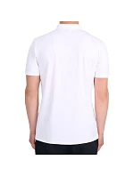 Pánské polo tričko 4F M0770 bílé 4FWMM00TPTSM0770 10S Pánské polo tričko 4F M0770 bílé 4FWMM00TPTSM0770 10S