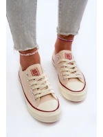 Dámské nízké tenisky Big Star Béžová Dámské nízké tenisky Big Star Béžová