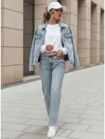 Dámské džínové kalhoty mom fit MERTINE blue FashionStreet UY2503